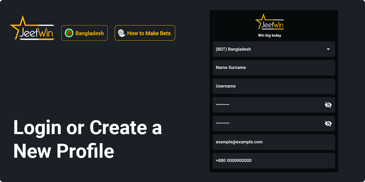 Login or create a new account - Jeetwin Betting