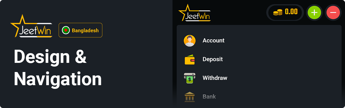 Jeetwin Design and Navigation