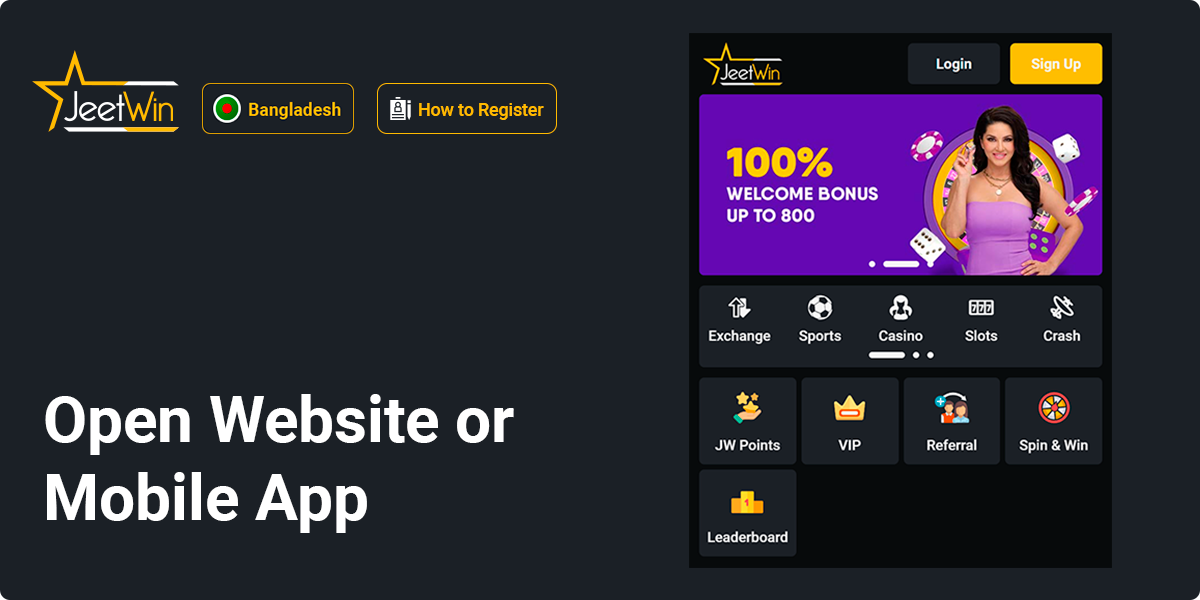 Open Jeetwin Bangladesh to start Registration